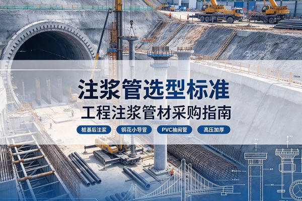 集美注浆管选型标准
