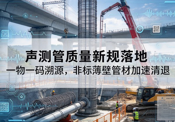 集美声测管质量新规落地，一物一码溯源，非标薄壁管材加速清退