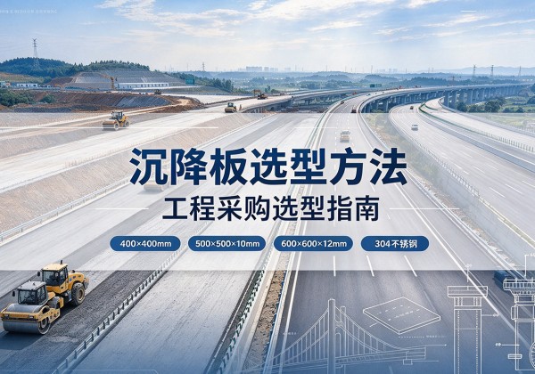 集美沉降板选择方法