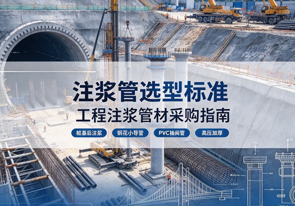 集美注浆管选型标准